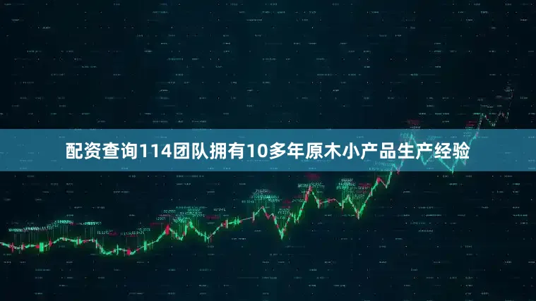 配资查询114团队拥有10多年原木小产品生产经验